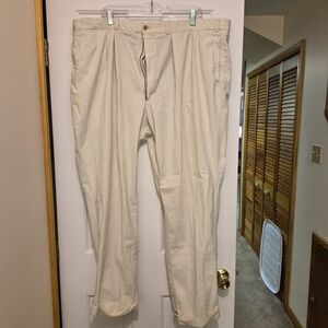 Bills Khakis Seersucker Trousers Size 46x28 USA Made